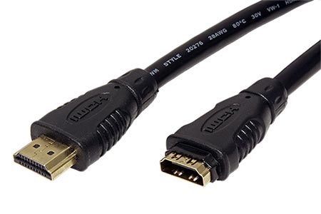 HDMI prodlužovací kabel HDMI M - HDMI F, 10m