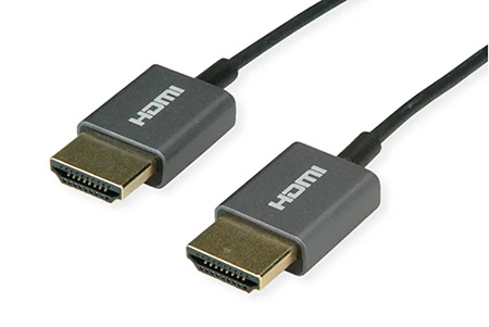 High Speed HDMI kabel, 4K@60Hz, HDMI M - HDMI M, koaxiální, tenký, 2m