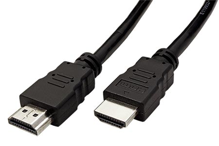 High Speed HDMI kabel, HDMI M - HDMI M, 1m