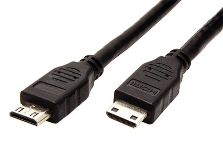 High Speed HDMI kabel, miniHDMI M - miniHDMI M, 2,5m