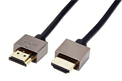 High Speed HDMI kabel s Ethernetem, 4K, HDMI M - HDMI M, 1m, zkrácená koncovka