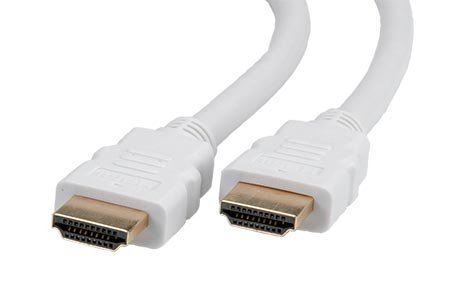 High Speed HDMI kabel s Ethernetem, HDMI M - HDMI M, 2m, bílý