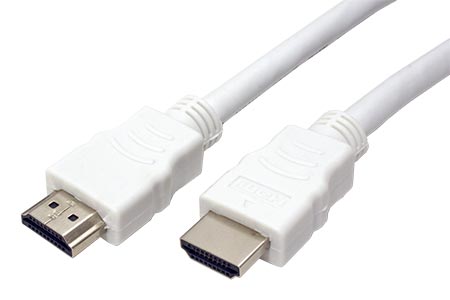 High Speed HDMI kabel s Ethernetem, HDMI M - HDMI M, bílý, 10m