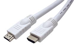 High Speed HDMI kabel s Ethernetem, HDMI M - HDMI M, bílý, 15m