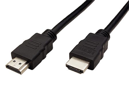 High Speed HDMI kabel s Ethernetem, HDMI M - HDMI M, TPE, černý, 1m