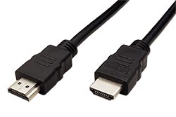 High Speed HDMI kabel s Ethernetem, HDMI M - HDMI M, TPE, černý, 2m