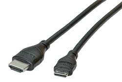 High Speed HDMI kabel s Ethernetem, HDMI M - mini HDMI M, 0,8m