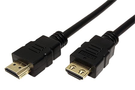 High Speed HDMI kabel s Ethernetem, Ultra-HD (18G), HDMI M - HDMI M, západky, černý, 1,5m