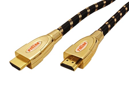 High Speed HDMI kabel s Ethernetem, Ultra-HD (18G), HDMI M - HDMI M, zlacené konektory, 2m