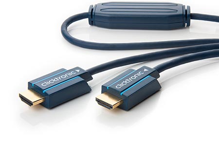 HQ OFC aktivní HDMI kabel s Ethernetem, Ultra-HD (18G), HDMI M - HDMI M, 30m
