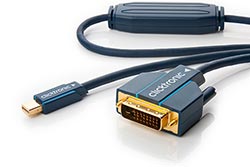 HQ OFC DisplayPort - DVI kabel, miniDP(M) -> DVI-D(M), 5m