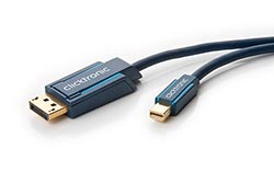 HQ OFC DisplayPort kabel, DP(M) - miniDP(M), 1m