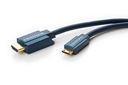 HQ OFC High Speed HDMI kabel s Ethernetem, HDMI A(M) - miniHDMI C(M), 1m