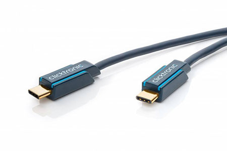 HQ OFC USB 5Gbps kabel USB C(M) - USB C(M), 1m