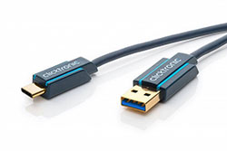 HQ OFC USB 5Gbps kabel USB3.0 A(M) - USB C(M), 0,5m