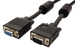 HQ VGA kabel MD15HD-FD15HD, DDC2, 1:1, s ferity, 10m