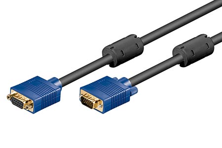 HQ VGA kabel MD15HD-FD15HD, s ferity, DDC2, 1,8m