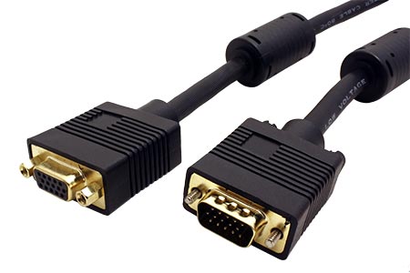 HQ VGA kabel MD15HD-FD15HD, s ferity, DDC2, 10m