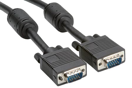 HQ VGA kabel MD15HD-MD15HD, DDC2, 1:1, s ferity, 10m
