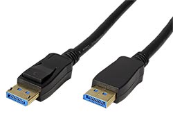 DisplayPort kabel v.2.0 (UHBR10, 8K@60Hz), DP(M) - DP(M), černý, 5m