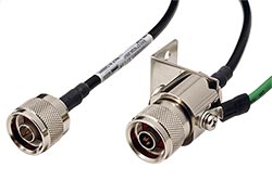 Kabel anténní propojovací N(M) - N(M) s ochranou proti přepětí, 1m (TEW-ASAL1)