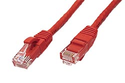 UTP patchkabel kat. 6a, 5m, červený