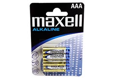 Alkalická baterie mikrotužková (AAA), 4ks