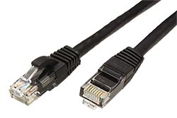 UTP patchkabel kat. 6a, 5m, černý