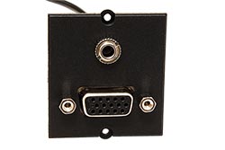 Modul 37x40 - VGA + audio , černý (917.045)