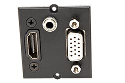 Modul 37x40 - VGA + HDMI + audio, černý (917.226)