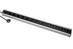 Vícenásobná zásuvka 230V, 12x zásuvka DE, 2m (300.002)