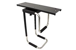 Držák PC pod desku stolu, otočný, černý, do 30kg