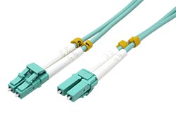 Optický patchkabel LC-LC 50/125 (multimode), duplex, OM3, 100m