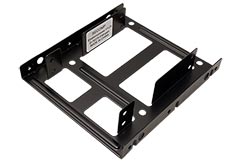 Držák 2x HDD/SSD 2,5" (do 3,5" pozice), černý