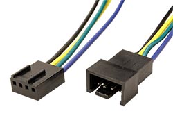 Prodlužovací kabel pro ventilátory 4pin - 4pin, 30cm