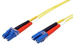 Optický patchkabel LC-LC 9/125 (single mode), 2mm, duplex, OS2, LSOH, 1m