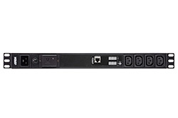 19" napájecí panel, 18x C13, výstup měření, přepěťová ochrana, vstup C20, + kabel 3m (PE1218SG)