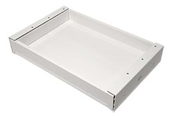 Zásuvka pod stůl, šířka 420mm, bílá