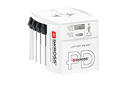 Univerzální cestovní adaptér "MUV USB AC45PD", PD 45W, USB A + C, USB C kabel