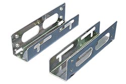 Držák harddisku 3,5" (v 5,25" pozici) kovový, pár