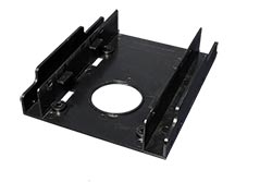 Držák 2x HDD/SSD 2,5" (do 3,5" pozice), černý