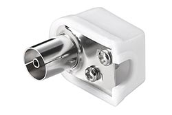 Anténní konektor 75 Ohm PAL(F), IEC169-2, šroubovací, lomený