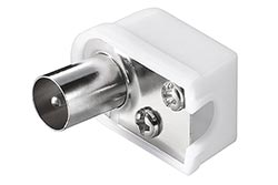 Anténní konektor 75 Ohm PAL(M), IEC169-2, šroubovací, lomený