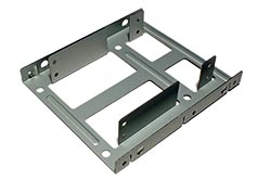 Držák 2x HDD/SSD 2,5" (v 3,5" pozici), kovový