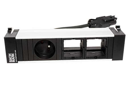 Systém POWER FRAME, box pro 3 moduly, 1x zásuvka CZ, 2x volné (916.003 ...