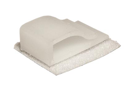 Úchyt na kabel se suchým zipem, bílý, 16x