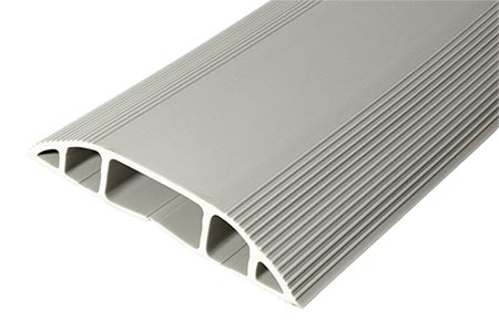 Kabelová lišta PVC, na podlahu, 83 x 15 mm, délka 3m, šedá