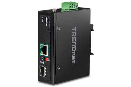 Průmyslový média konvertor, RJ45 - SFP, UPoE (TI-UF11SFP)