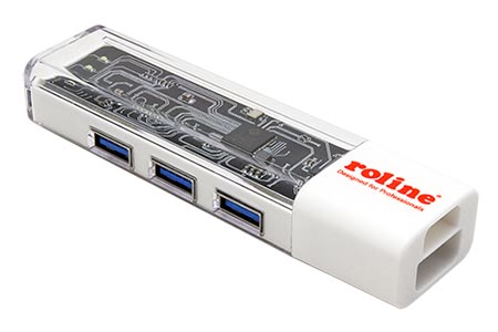 USB 5Gbps Hub, USB C(F) / USB 3.0 A(F) - 4x USB3.0 A(F)