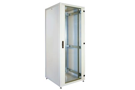 19" rozvaděč, 42U (1978mm), hloubka 1000, šířka 800, stojanový, iSEVEN, šedý